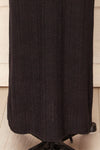 Katherine Black Knit Maxi Dress w/ Thin Straps | La petite garçonne bottom