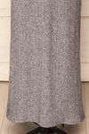 Katherine Grey Knit Maxi Dress w/ Thin Straps | La petite garçonne bottom