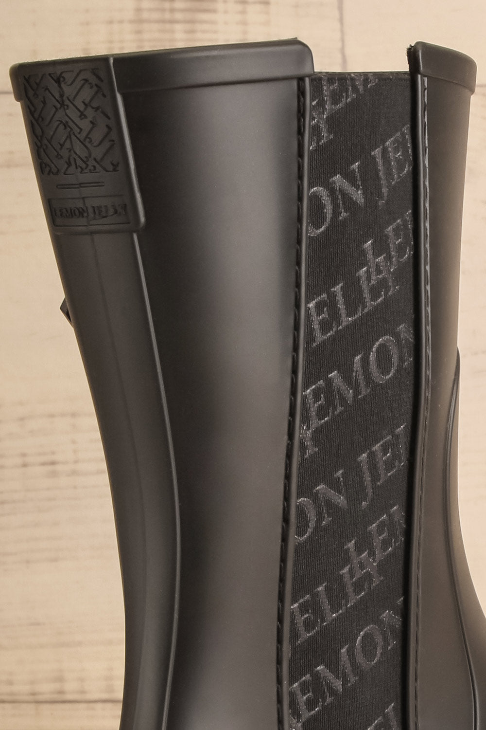 Kathie Platform Rain Boots | La petite garçonne back close-up