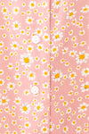 Keza Pink Blouse w/ Floral Pattern | Boutique 1861  fabric