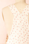 Kida Short Floral Overall Dress | Boutique 1861 back close-up