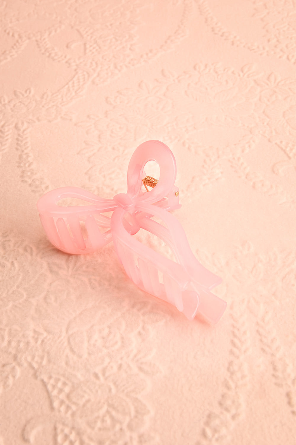 Kiki Pink Bow Claw Clip | Boutique 1861 