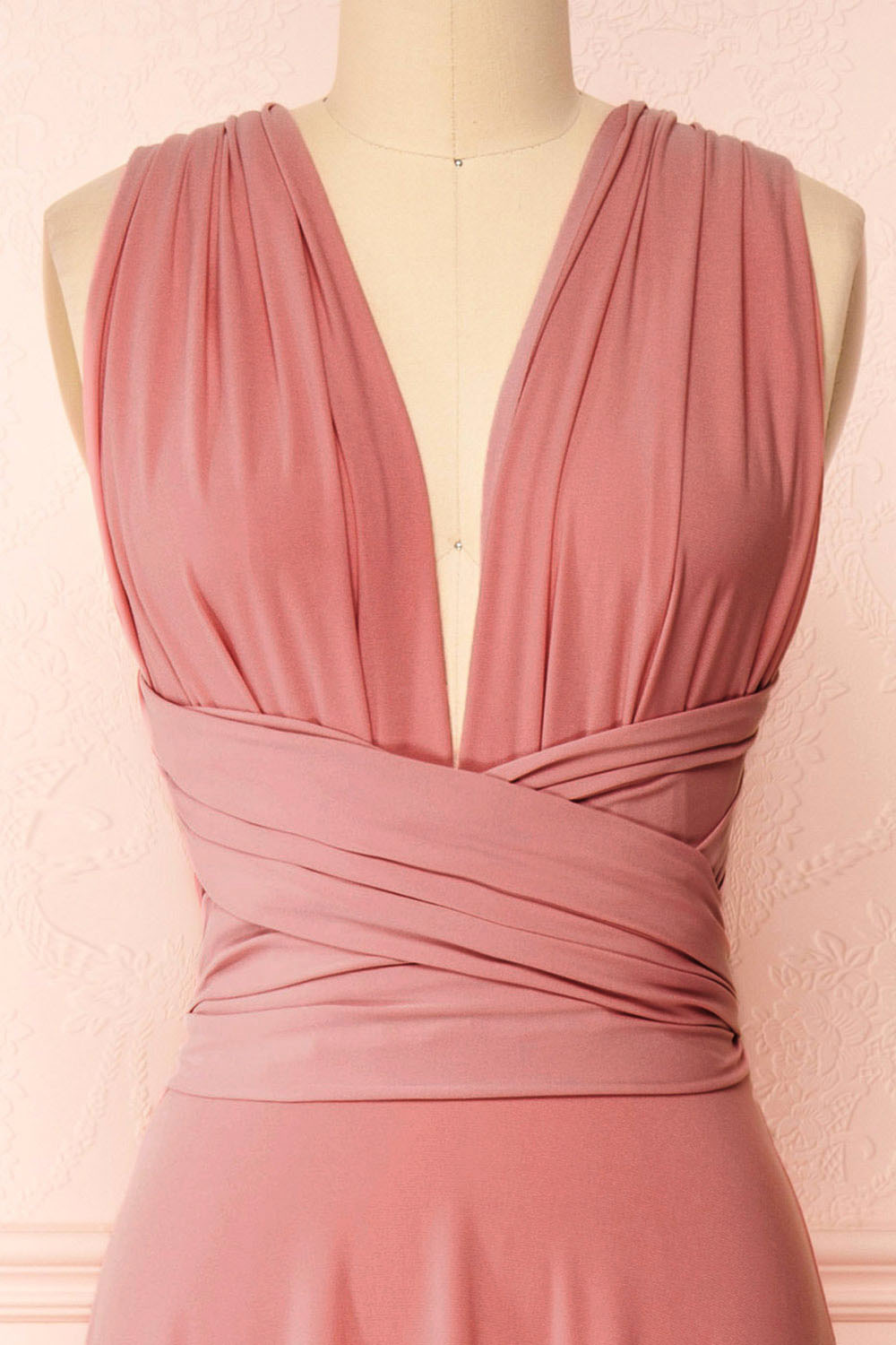 Kilda Pink Convertible Maxi Dress | Boudoir 1861 simple