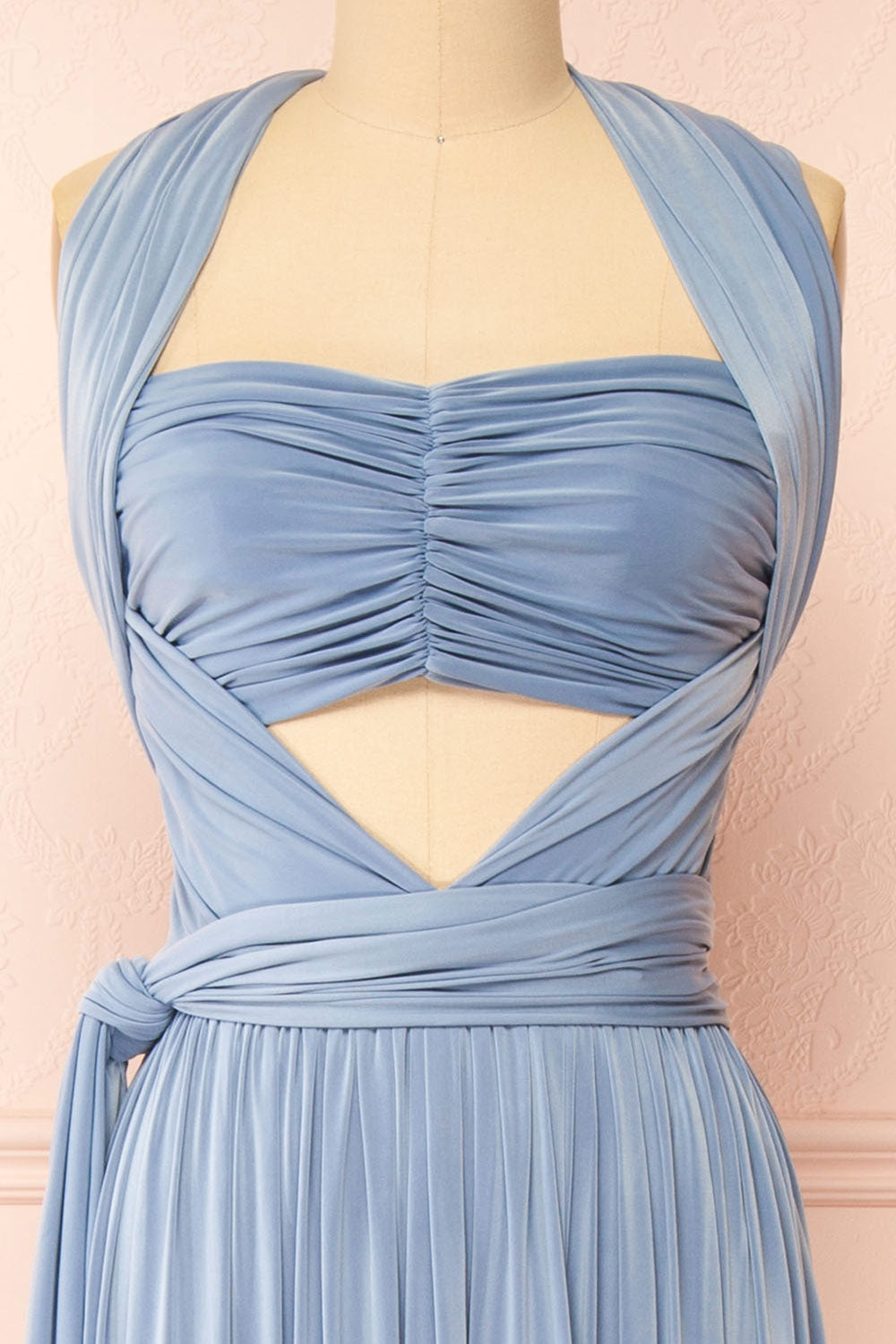 Kilda Blue Convertible Maxi Dress | Boudoir 1861 front