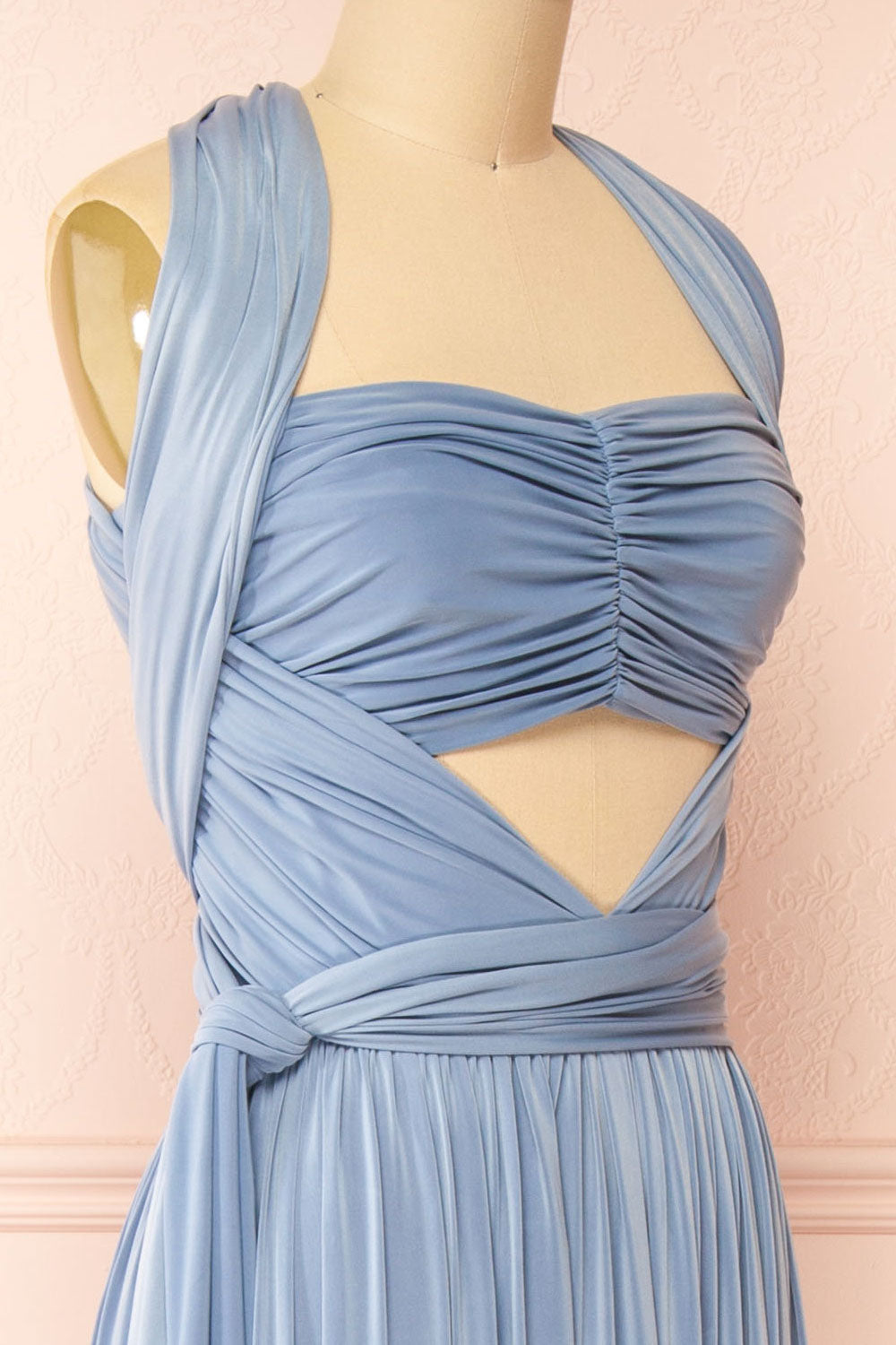 Kilda Blue Convertible Maxi Dress | Boudoir 1861  side