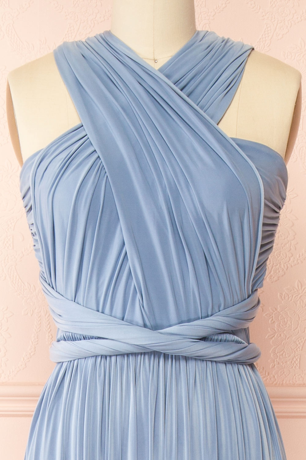 Kilda Blue Convertible Maxi Dress | Boudoir 1861 front