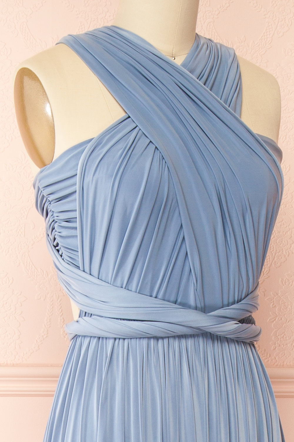 Kilda Blue Convertible Maxi Dress | Boudoir 1861 side