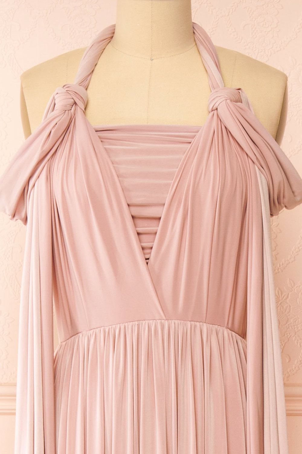 Kilda Mauve Convertible Maxi Dress | Boudoir 1861 front