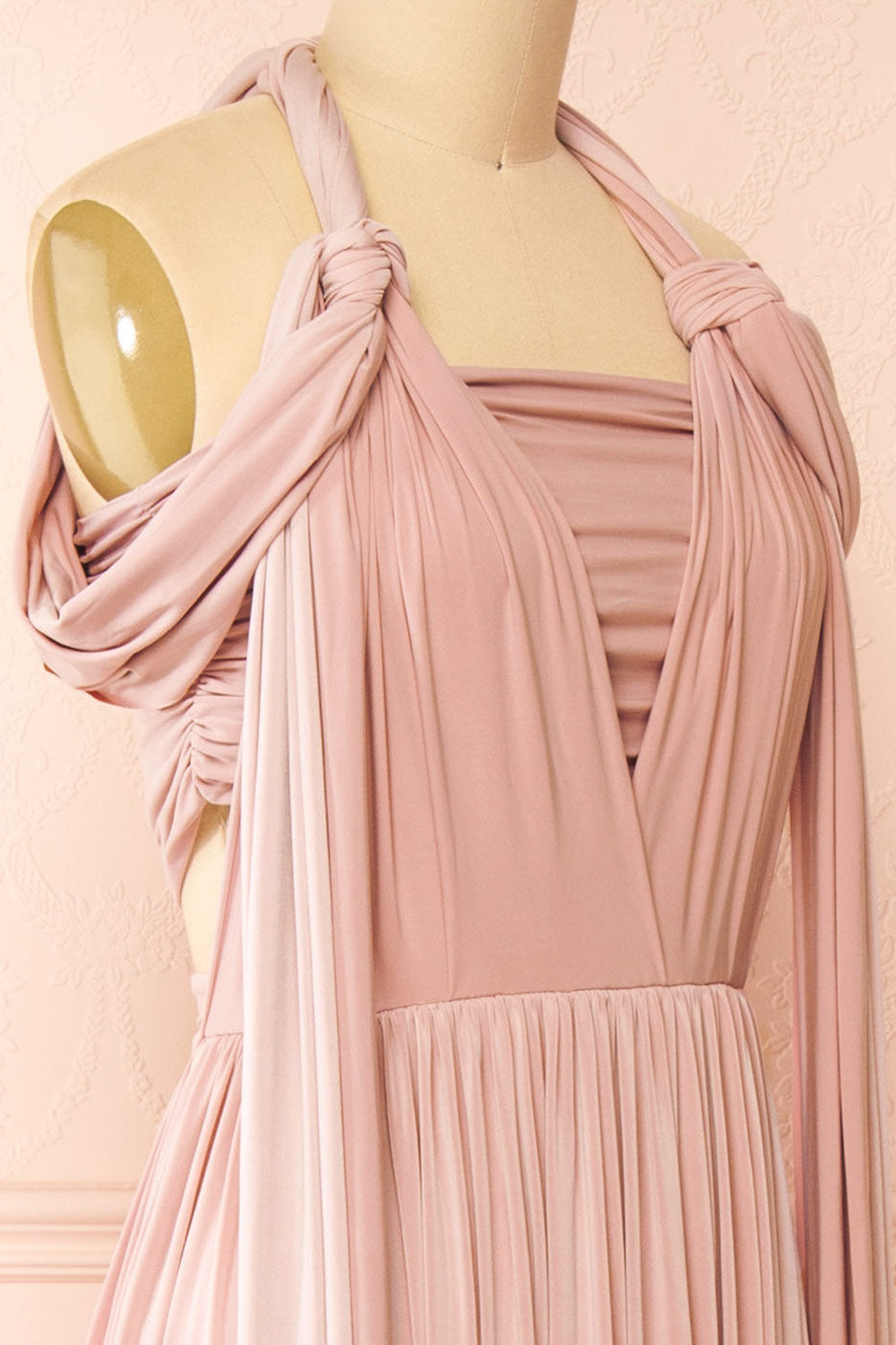 Kilda Mauve Convertible Maxi Dress | Boudoir 1861  side