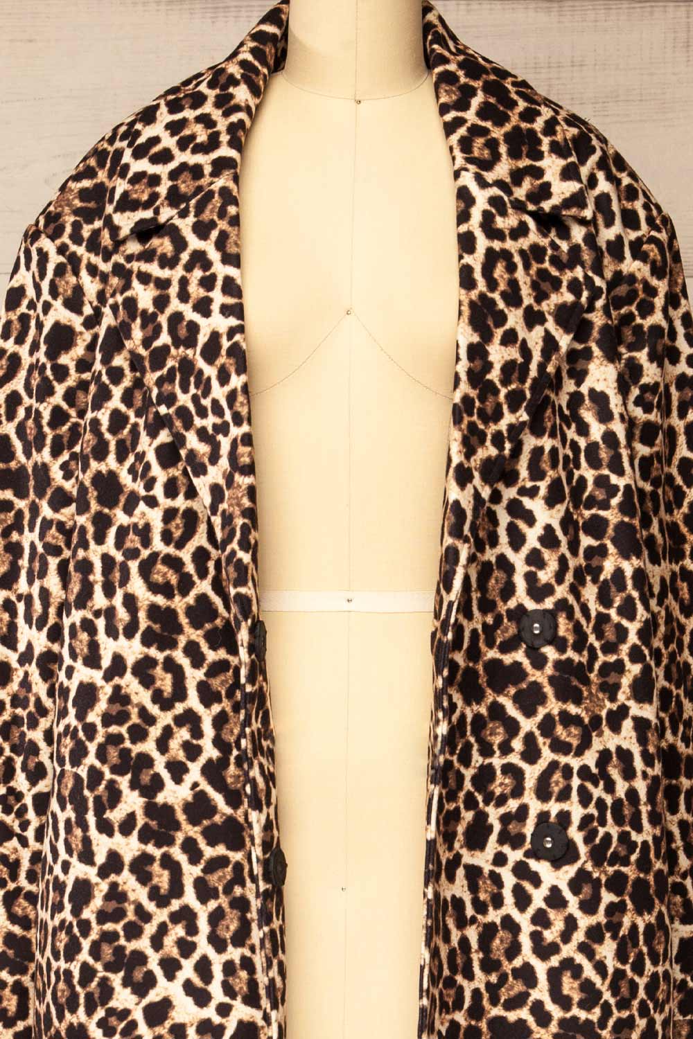 Kilkis Leopard Print Trench Coat | La petite garçonne open 