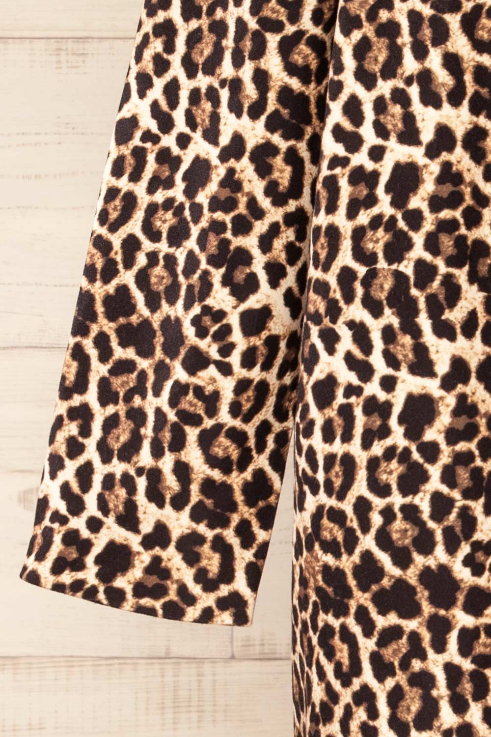 Kilkis Leopard Print Trench Coat | La petite garçonne sleeve