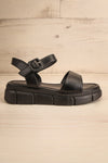 Kitsch Black Platform Sandals | La petite garçonne side view