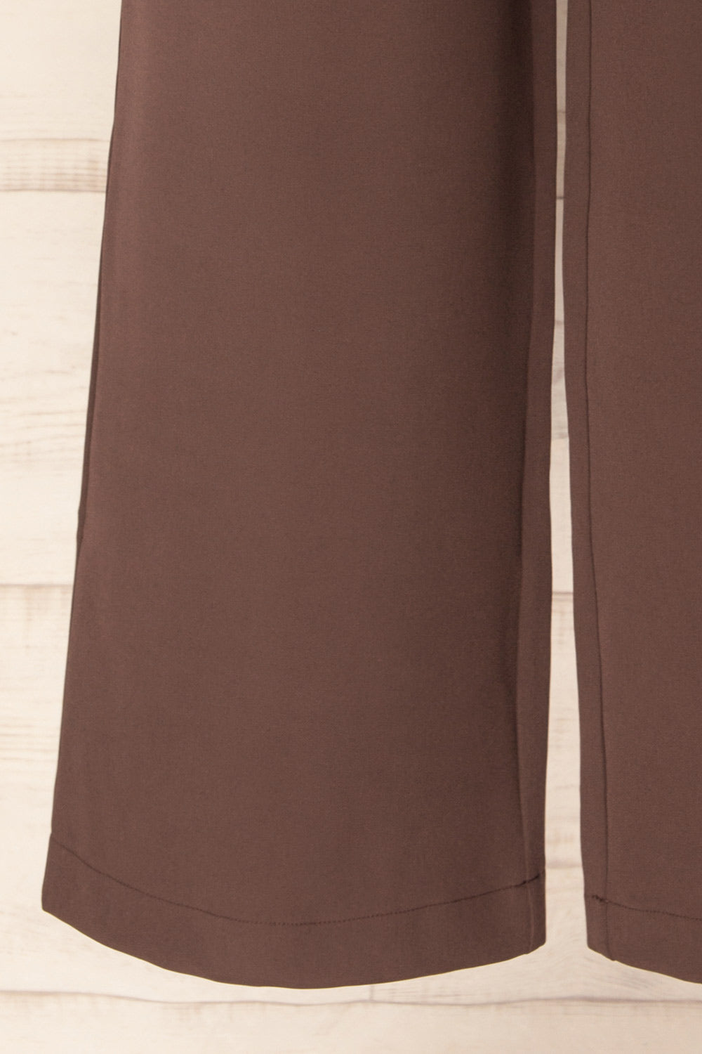 Kochi | Pantalon Brun à Jambe Large