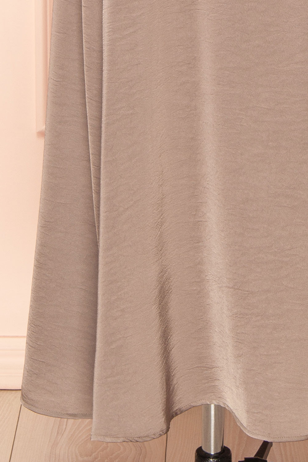 Kormo Taupe Long Satin Skirt | Boutique 1861 bottom