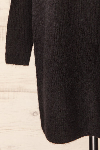 Koror Black Knit Turtleneck Sweater Dress | La petite garçonne  bottom