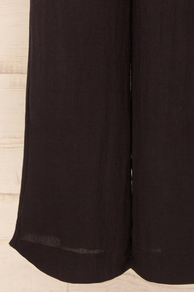 Koya Black Lined High-Waisted Pants | La petite garçonne bottom