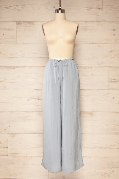 Solid Color Wide Leg Pants for Women Casual High Waisted Dress