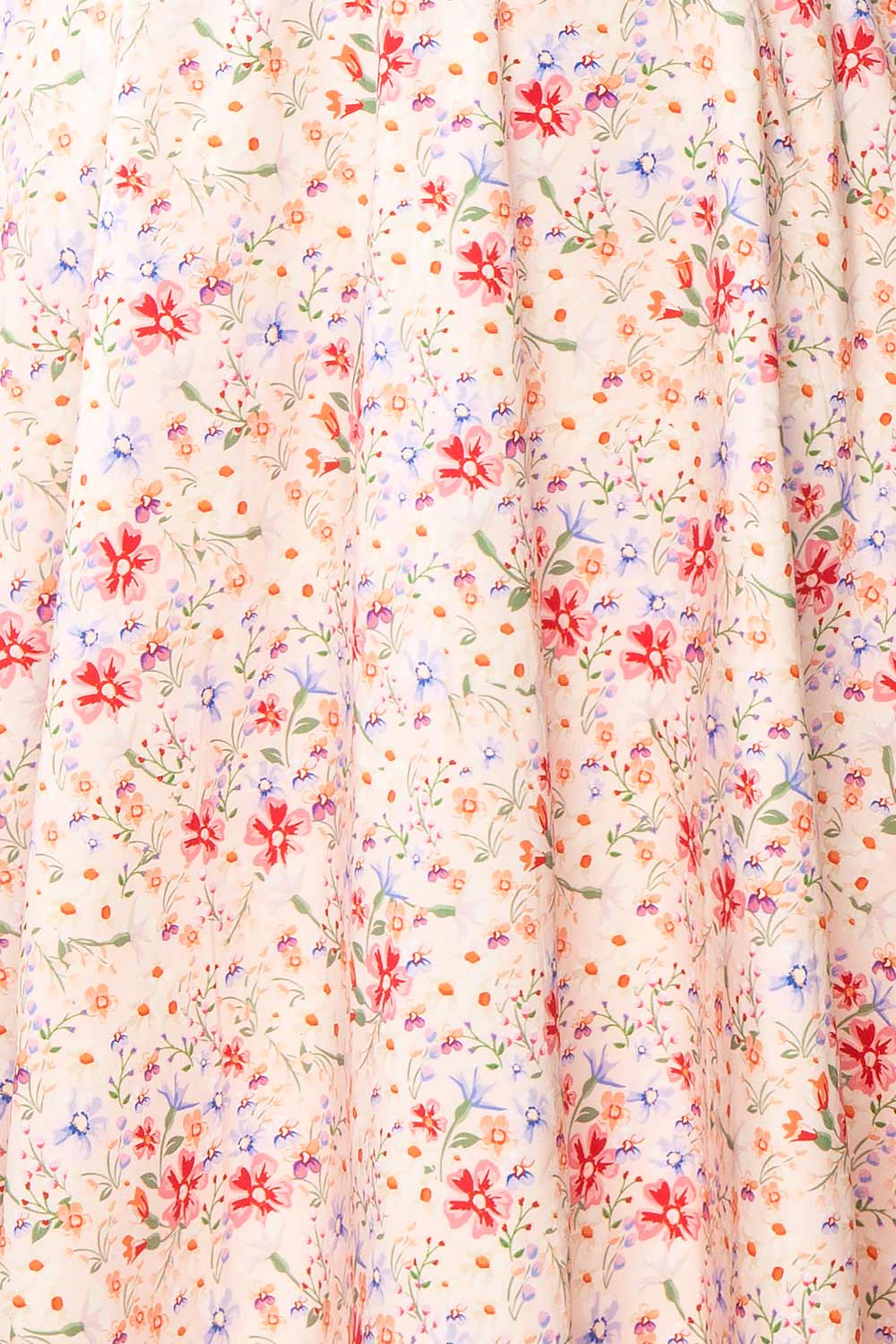 Lahja Short Floral Dress w/ Corset Back | Boutique 1861 texture close-up