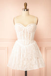 Laliette Short A-Line Lace Dress | Boudoir 1861 front view