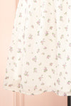 Lavinia Short Ivory Floral Dress | Boutique 1861 bottom