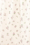 Lavinia Short Ivory Floral Dress | Boutique 1861 fabric