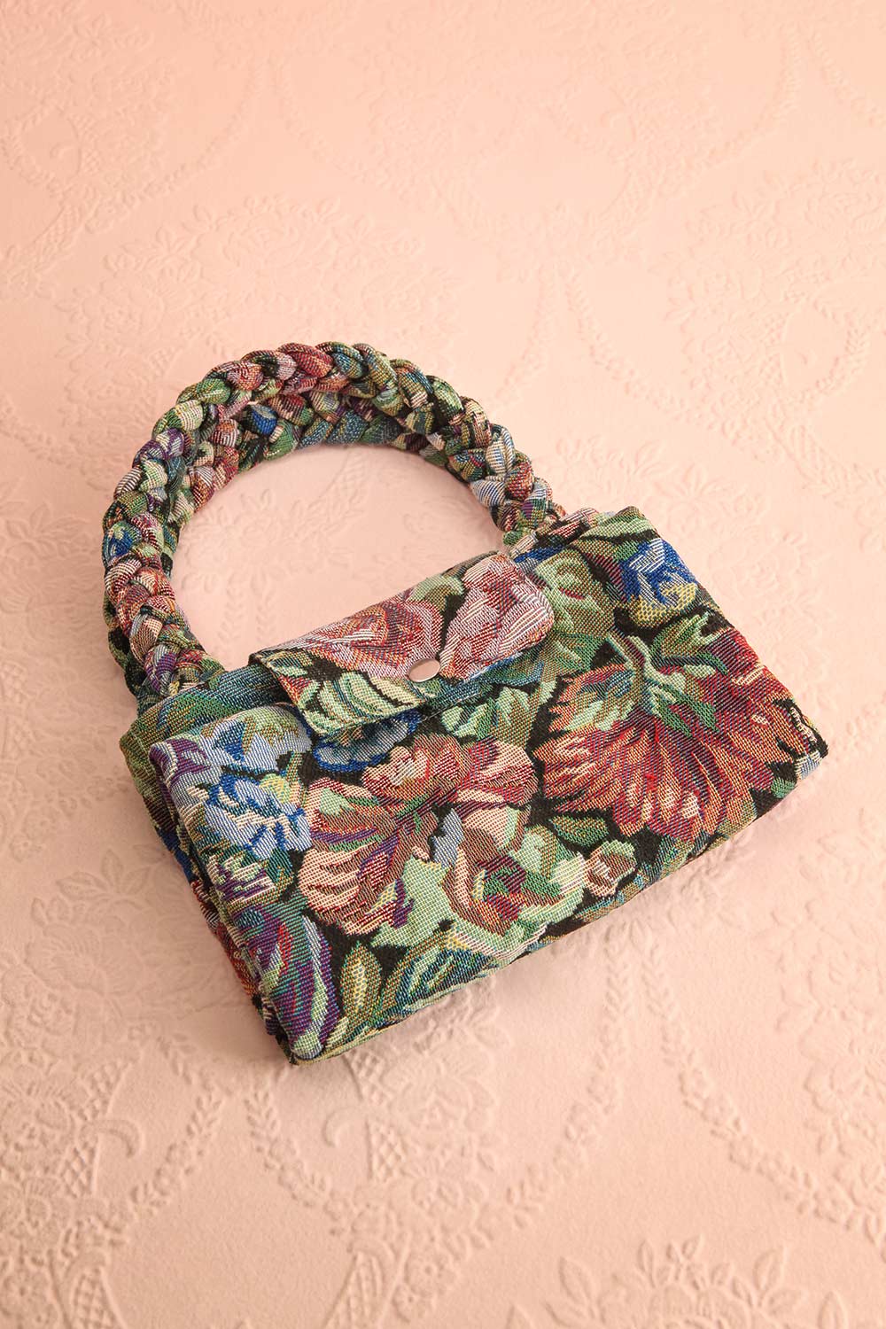 Lazaria Foldable Tote Bag w/ Floral Pattern | Boutique 1861 closed