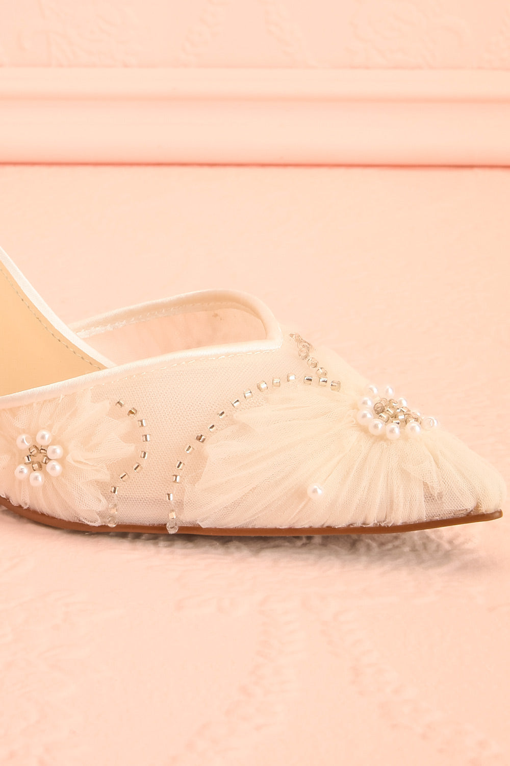 Leisha Pointed-Toe Bling Ankle Strap Heels | Boudoir 1861 side