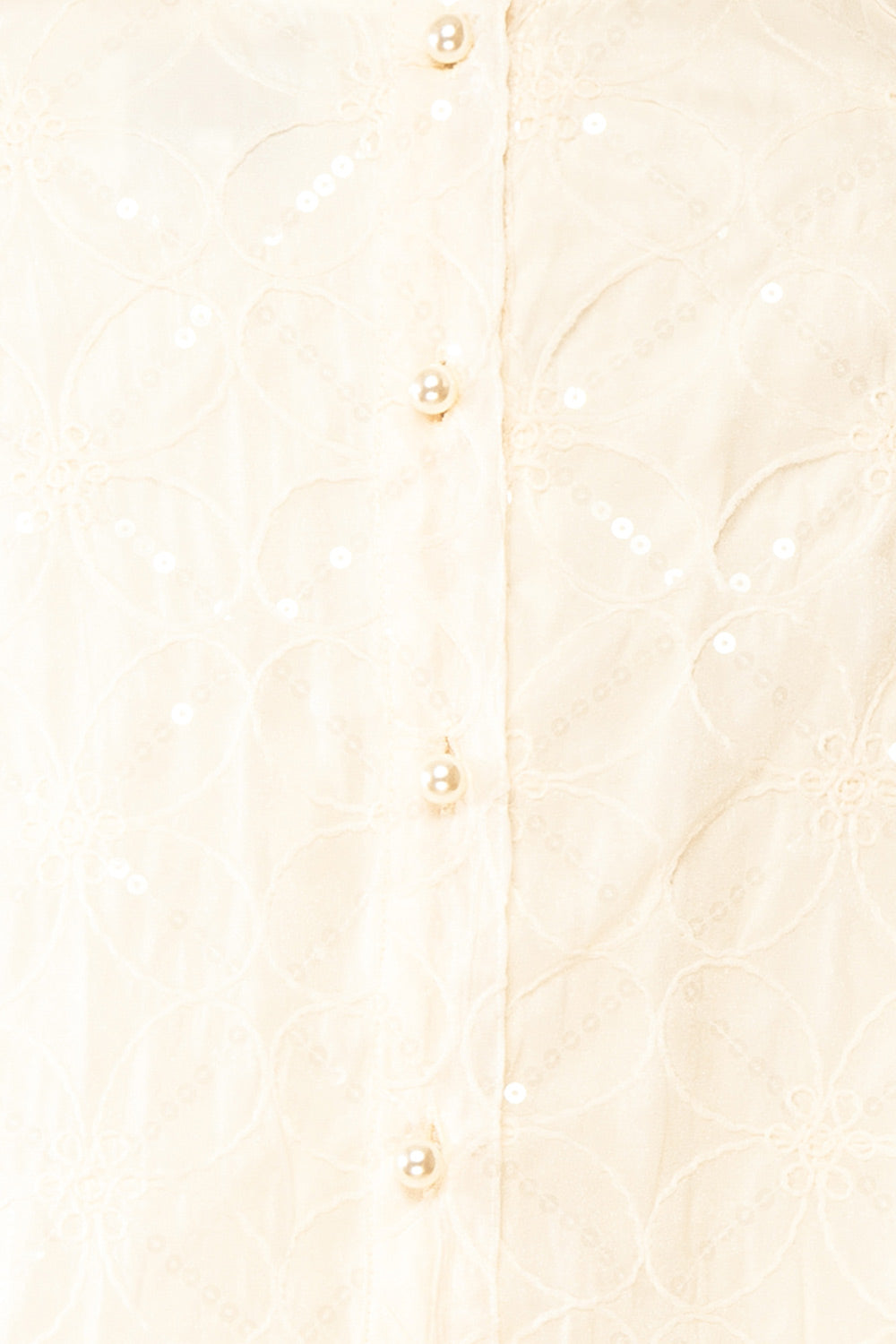 Lelia Ivory Short Sleeveless Dress | Boutique 1861 fabric 