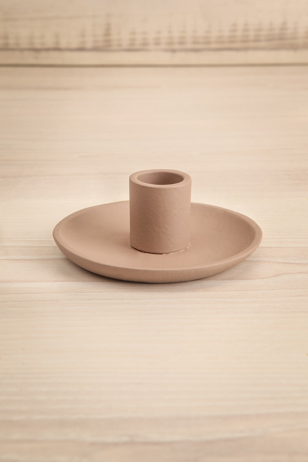 Lennox Taupe Candle Holder | Maison garçonne