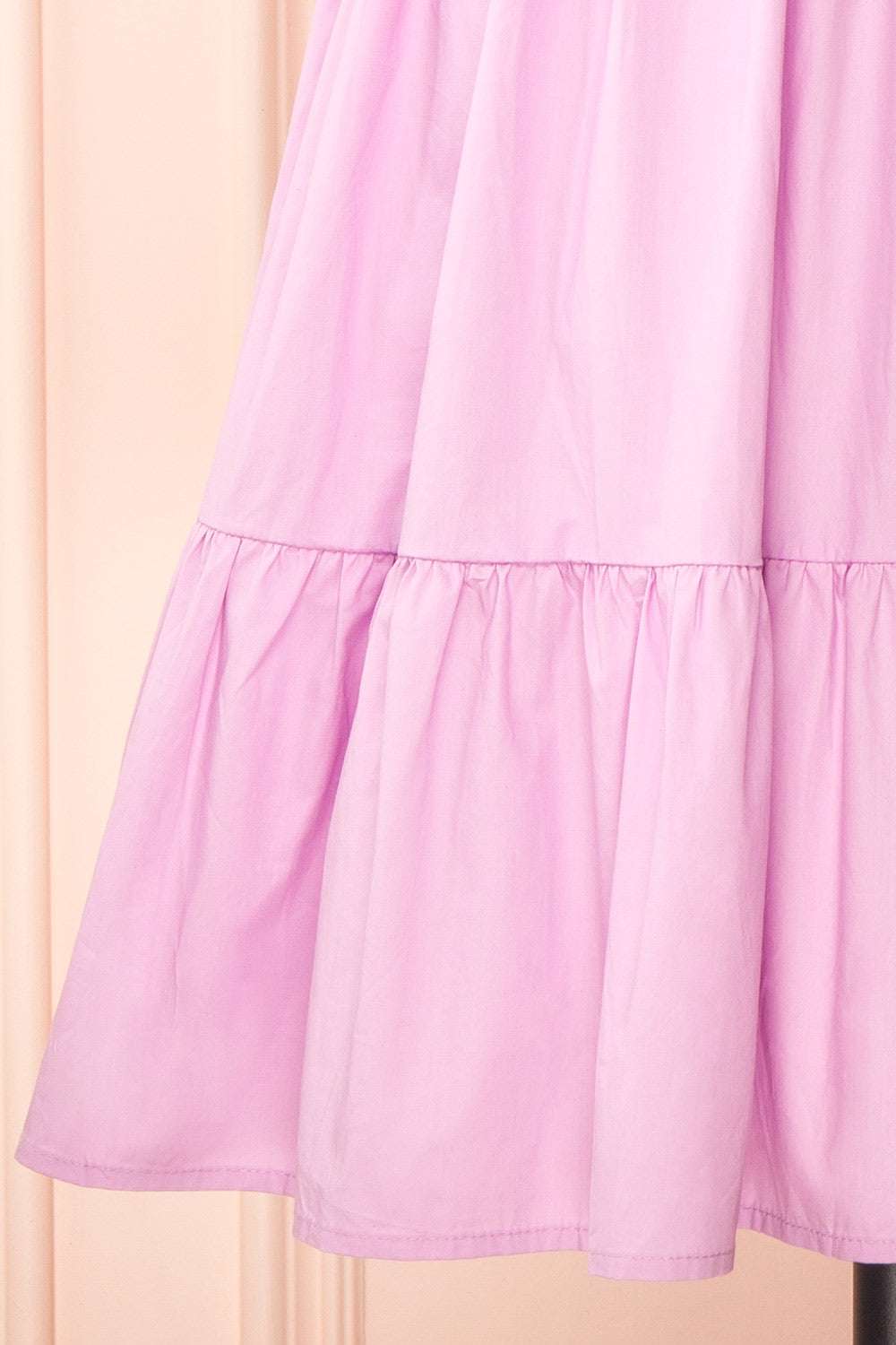 Lenora Lilac Short A-line Dress w/ Elastic Waist | Boutique 1861 bottom 