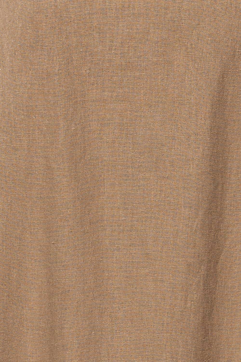 Libby Taupe Oversized Slip Dress w/ Slit | La petite garçonne   fabric 