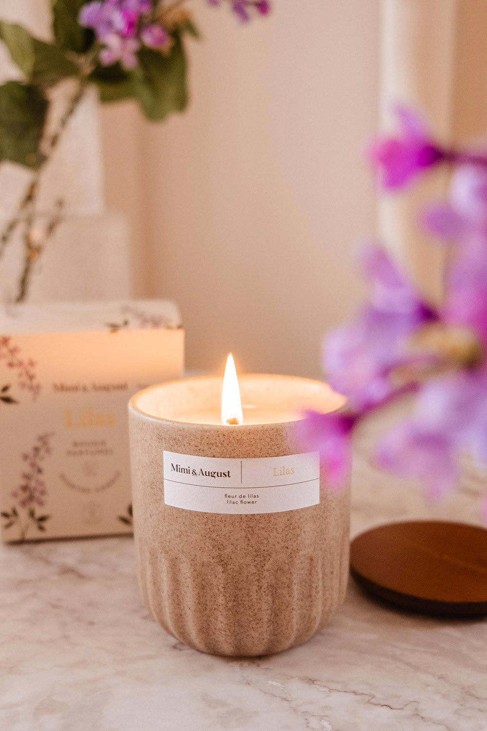 Lilac Reusable Candle - 3 Options | Maison garçonne 11oz mimi