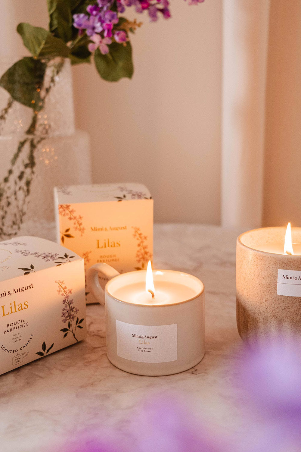 Lilac Reusable Candle - 3 Options | Maison garçonne all mimi