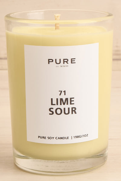 Lime Sour Candle | Maison garçonne close-up