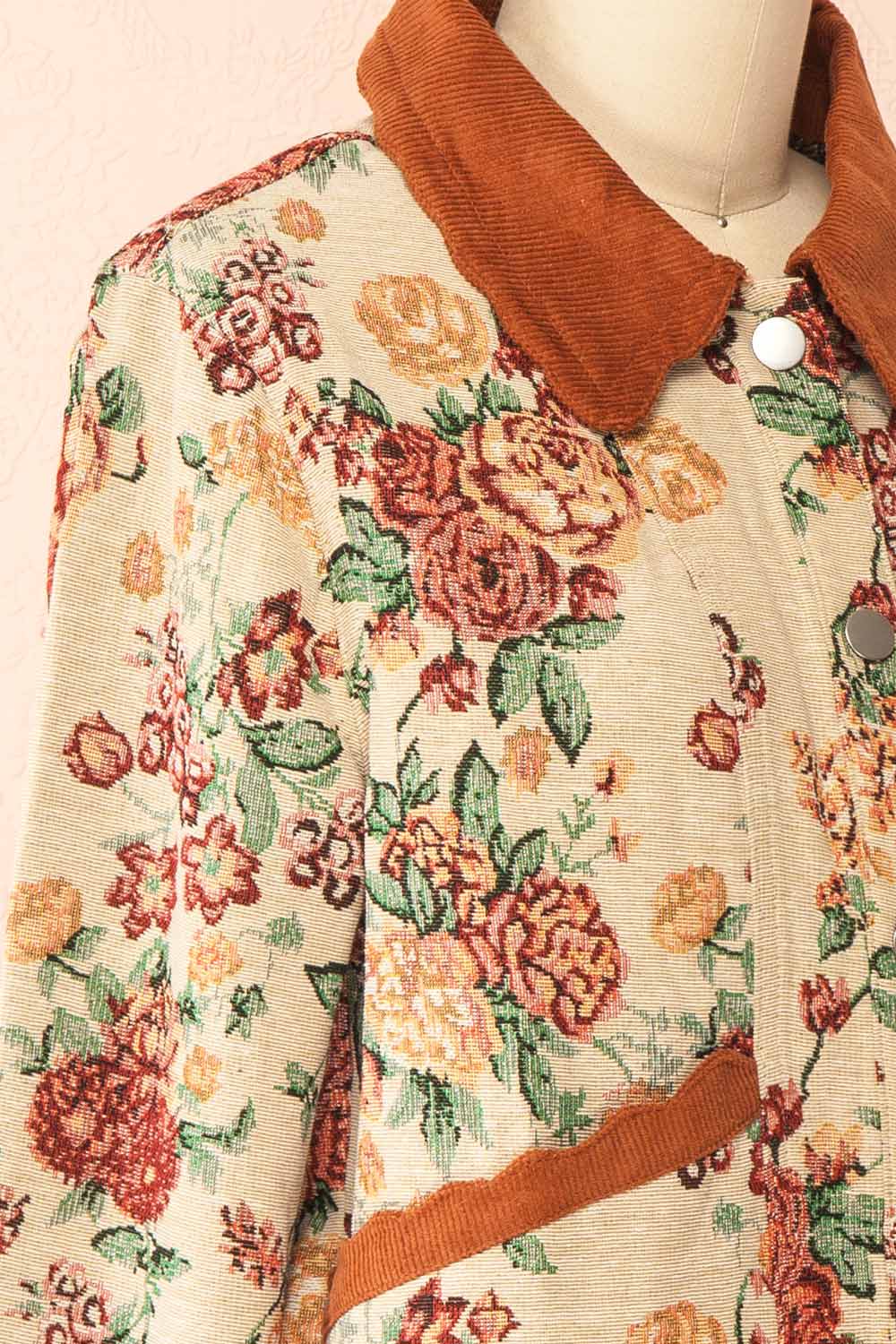 Lismore Floral Jacquard Jacket | Boutique 1861 side