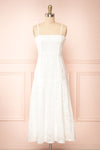 Lisy White Midi Dress w/ Openwork | Boutique 1861 front view