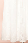 Lisy White Midi Dress w/ Openwork | Boutique 1861 bottom