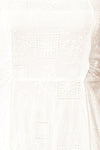 Lisy White Midi Dress w/ Openwork | Boutique 1861 fabric