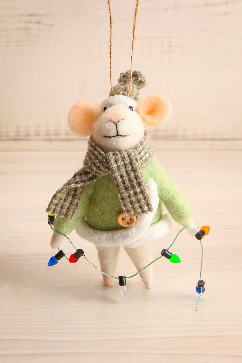 Wintergreen Mouse Holiday Ornament | Maison garçonne liam