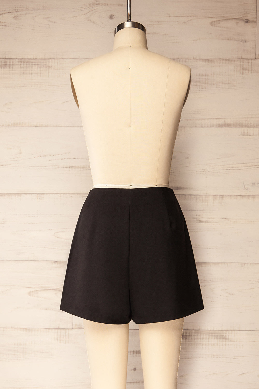 Livorno Black Skort with Bows | La petite garçonne  back view