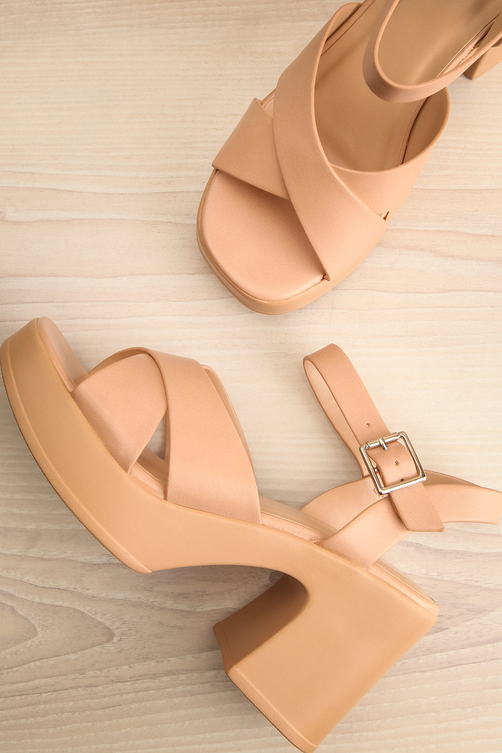 Buy Tan Brown Regular/Wide Fit Forever Comfort® Leather Platform Sandals  with Woven Detail from the Next UK online shop