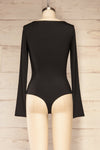 Longwy Long-Sleeved Black Bodysuit | La petite garçonne  back view