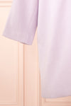 Louanne Lilac Felt Coat | Boutique 1861 sleeve