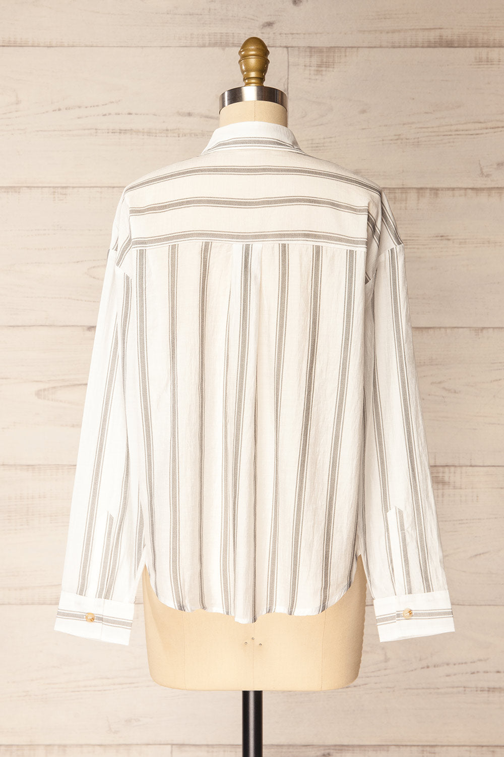 Loubinette Oversized Striped Shirt | La petite garçonne back view