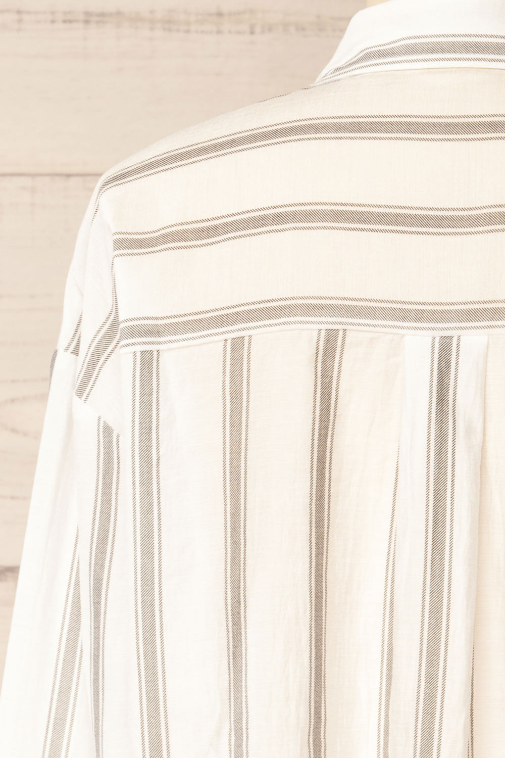 Loubinette Oversized Striped Shirt | La petite garçonne back