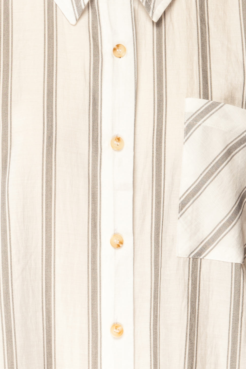 Loubinette Oversized Striped Shirt | La petite garçonne fabric 