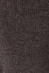 Luanda Grey Long Ribbed Sweater | La petite garçonne texture