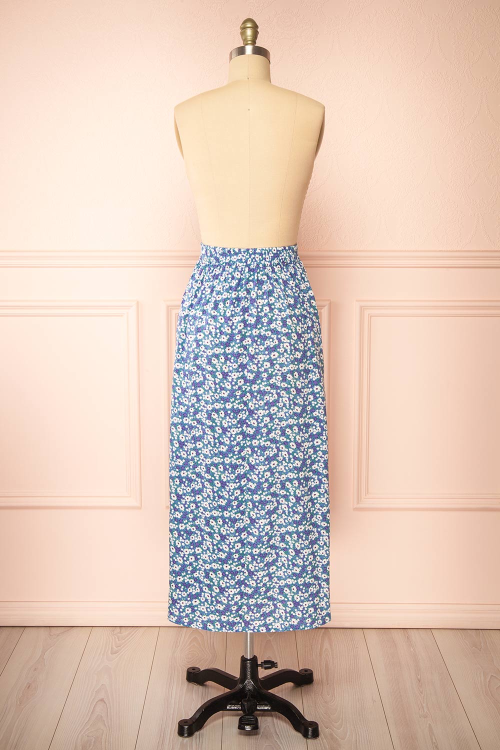 Luny | Long Floral Skirt w/ Pockets