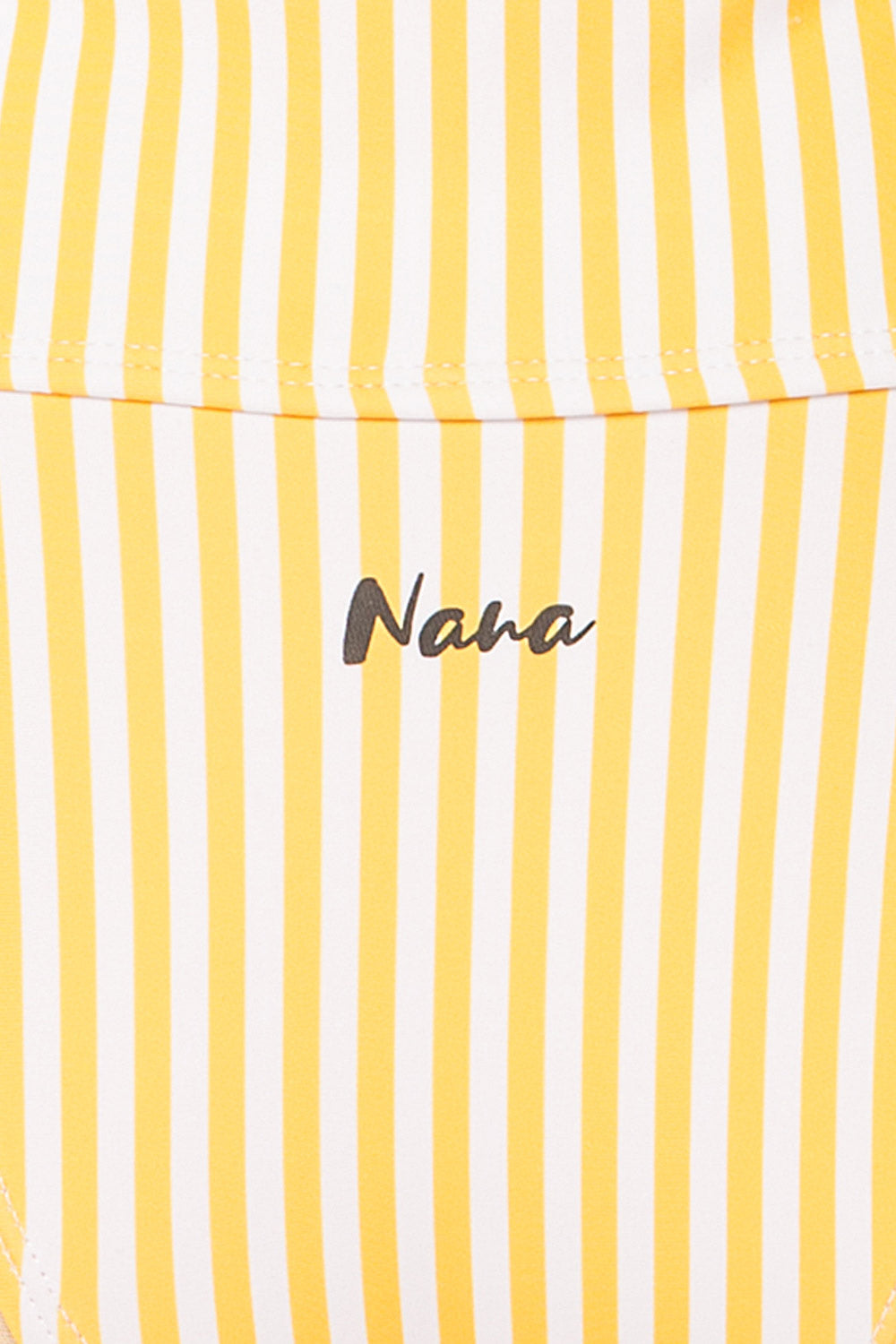 Luzalaka Yellow Striped Bikini Bottom | La petite garçonne fabric