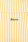 Luzalaka Yellow Striped Bikini Bottom | La petite garçonne fabric